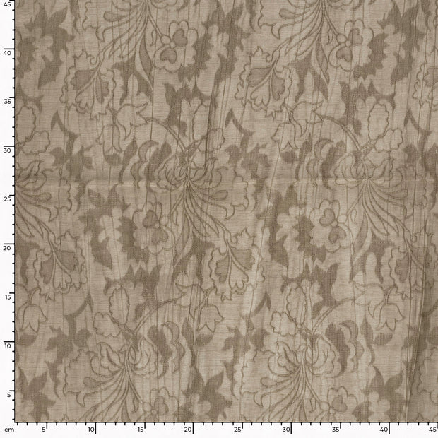  tissu Unicolore Marron taupe