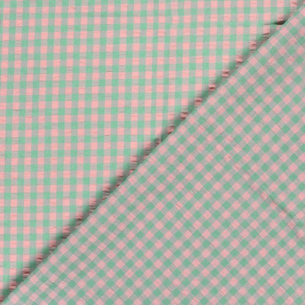 Seersucker fabric Checks Seersucker 