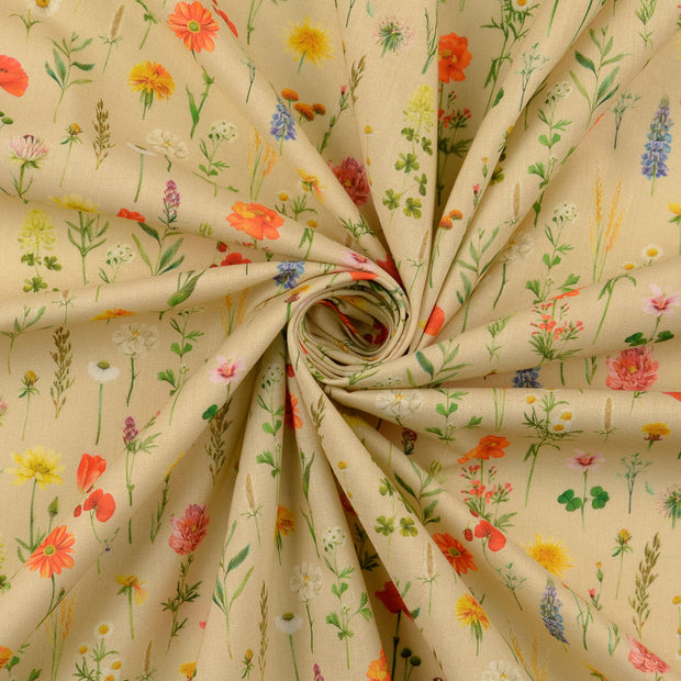 Fahnentuch fabrik beige 