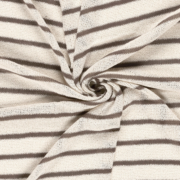 Jacquard fabrik Taupe Grau 