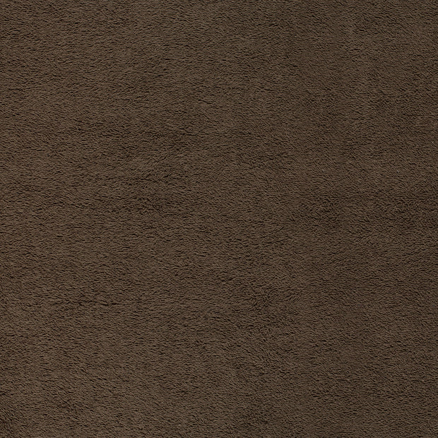 Frotté tissu Marron mat 