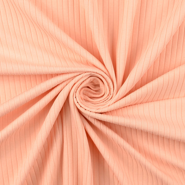 Rib Jersey fabric salmon 