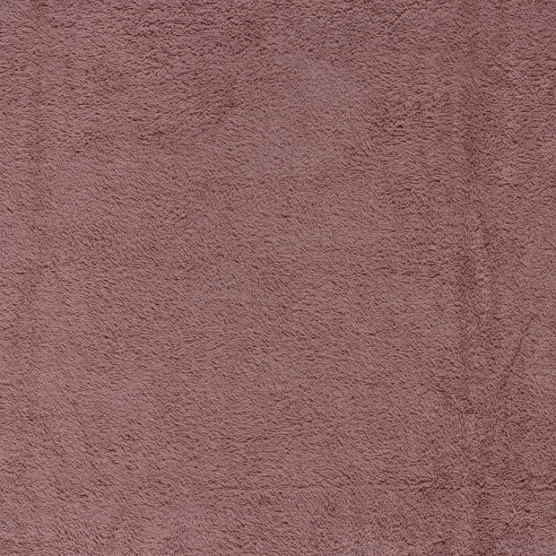 Terry Towelling fabric Old Pink matte 