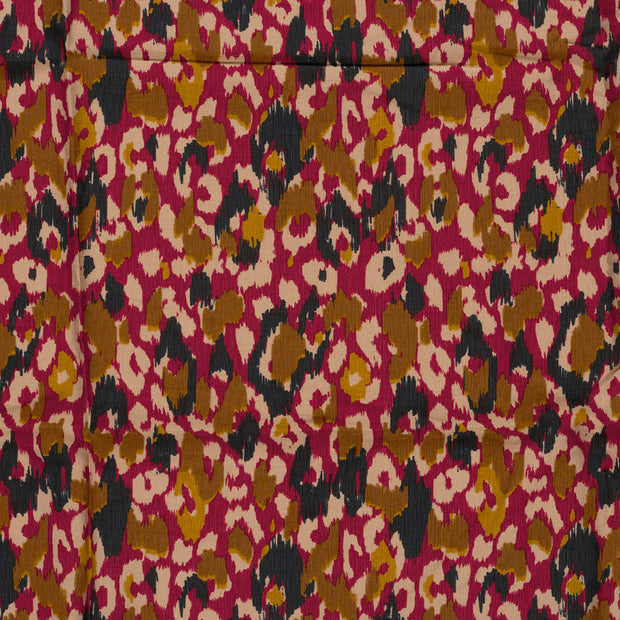 Viscose Nylon Ottoman fabric Bordeaux 