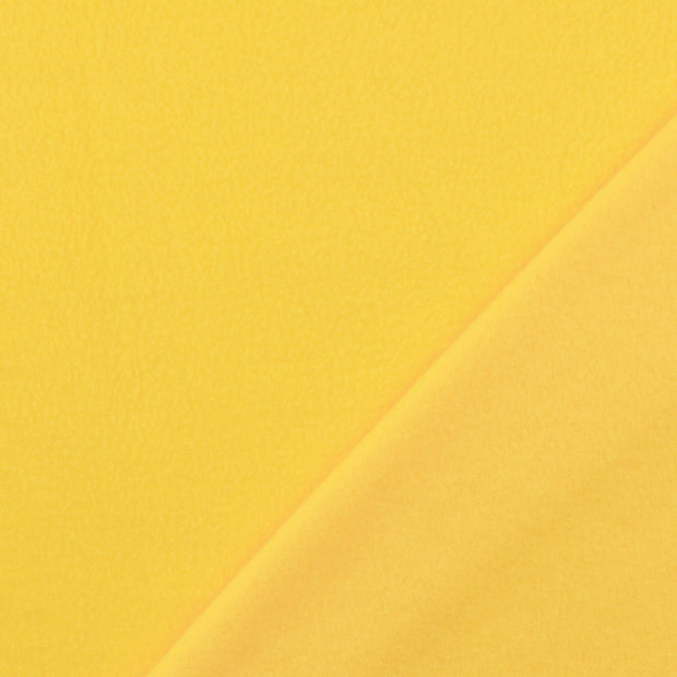fleece fabric yellow 