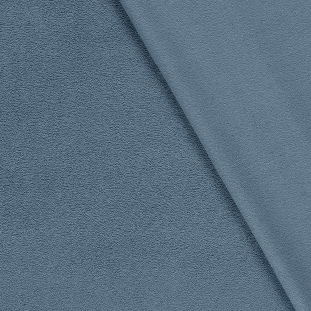 Microfleece tissu Unicolore brossé 
