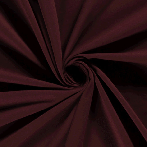 Jersey tissu Unicolore Bordeaux
