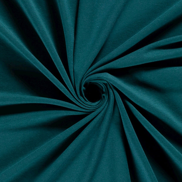 Bamboo Jersey fabric petrol 