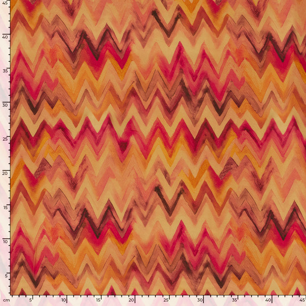 Viscose Satin tissu Abstrait Camel