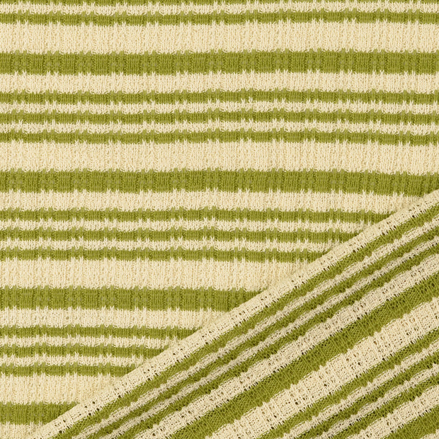 Heavy Knit tissu vert 