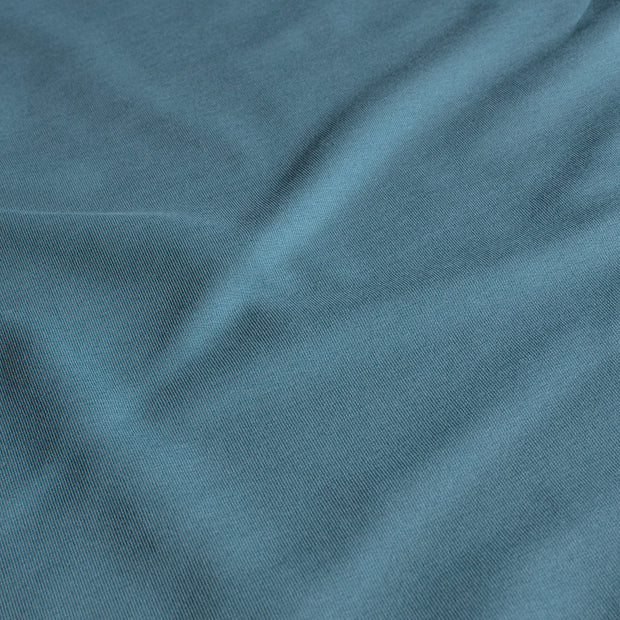 French Terry GOTS organic fabric Unicolour Indigo