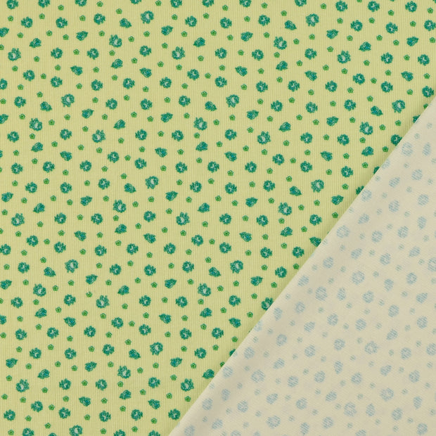 Velours Côtelé 4.5w tissu Menthe foncée imprimé numérique 