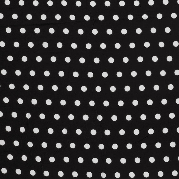 Viscose Vortex Jersey tissu Noir mat 