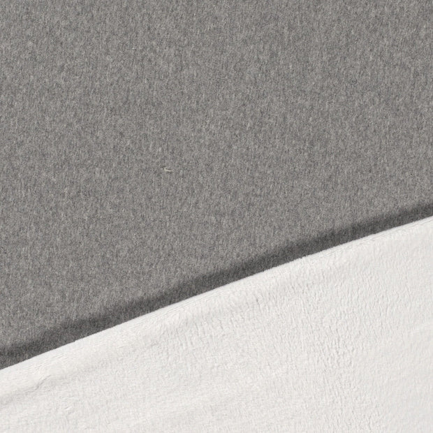 Alphen Fleece fabrik grau 