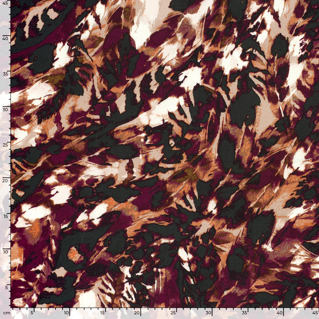 Woven Polyester fabric Abstract Pink