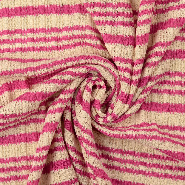 Heavy Knit fabrik Rosa 