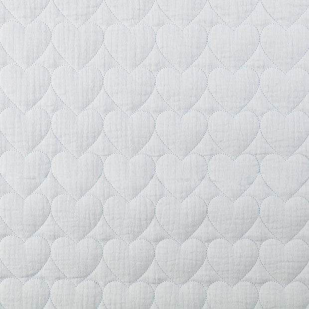  fabric Hearts Sky Blue