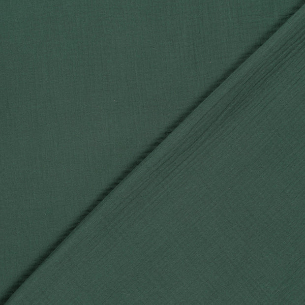 Muslin GOTS organic fabric Unicolour 