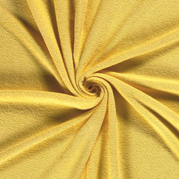 Frotté tissu jaune 
