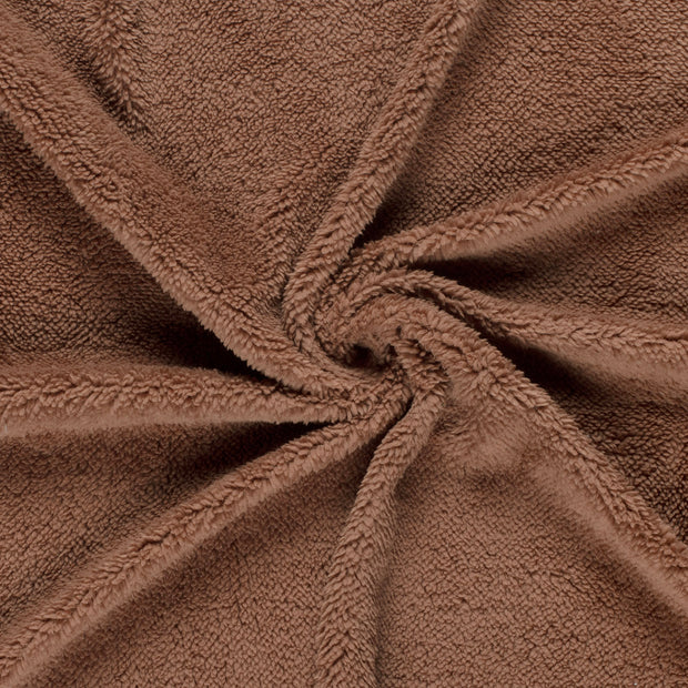 Sherpa Fleece fabric Camel 
