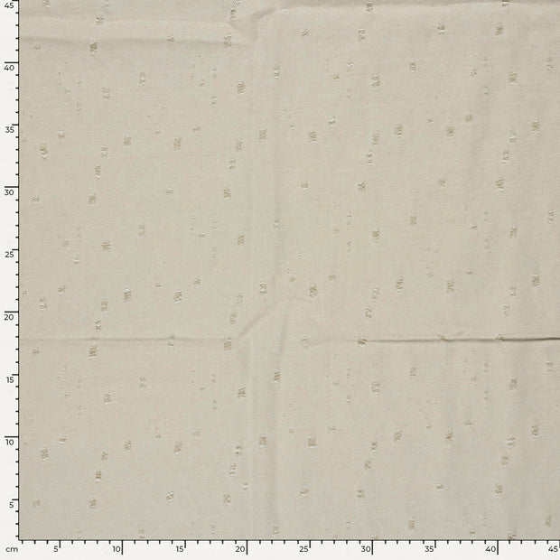 Jeans tissu Unicolore Beige