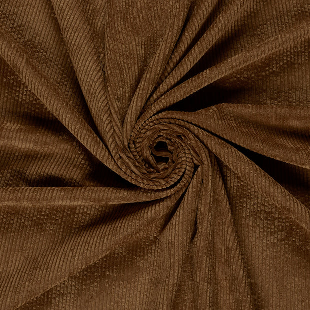 Velours Côtelé 4.5w tissu marron 