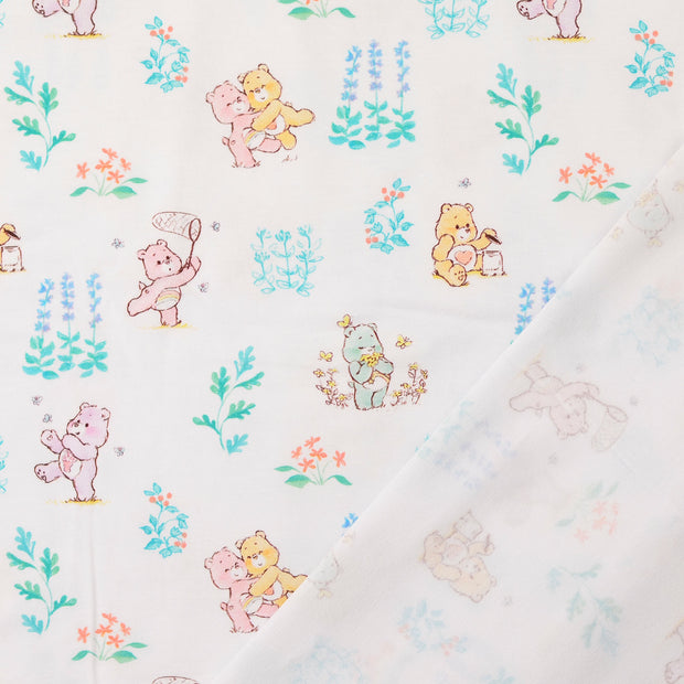Jersey de Coton tissu blanc 