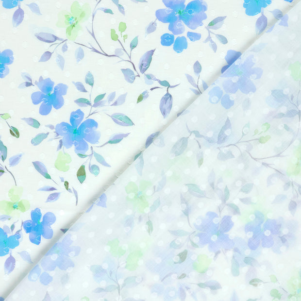  fabric Flowers digital printed 