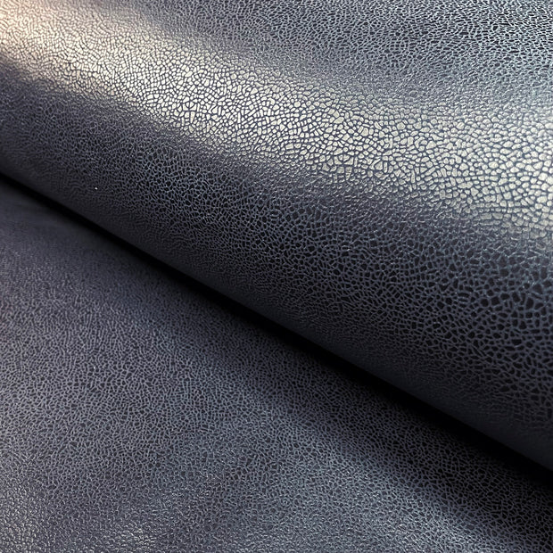 Cuir Suèdé tissu Unicolore Bleu Marine