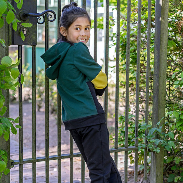 Sweat fabrik Uni Dunkelgrün