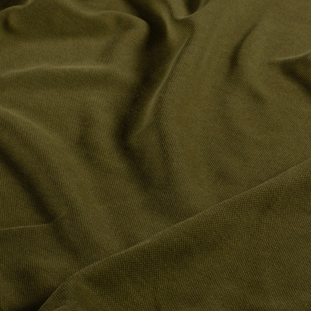 Piqué fabric Abstract Taupe Grey