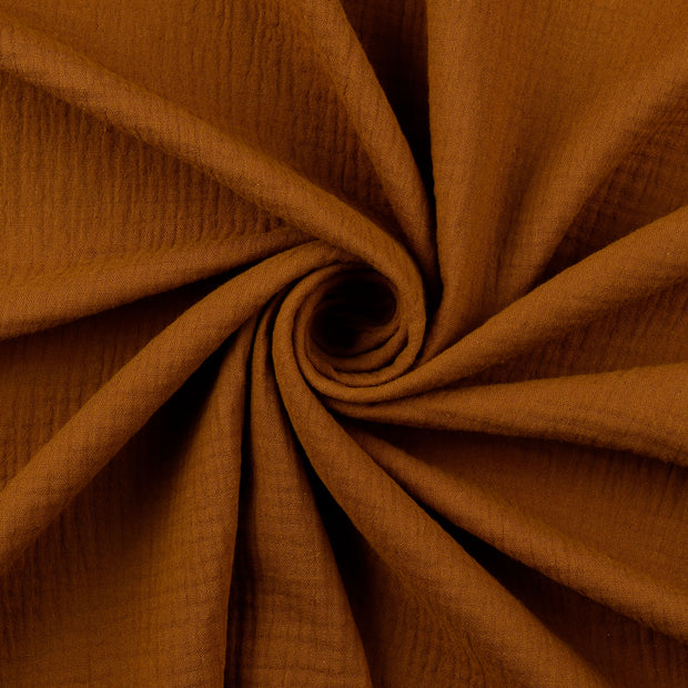 Muslin fabric Brown 