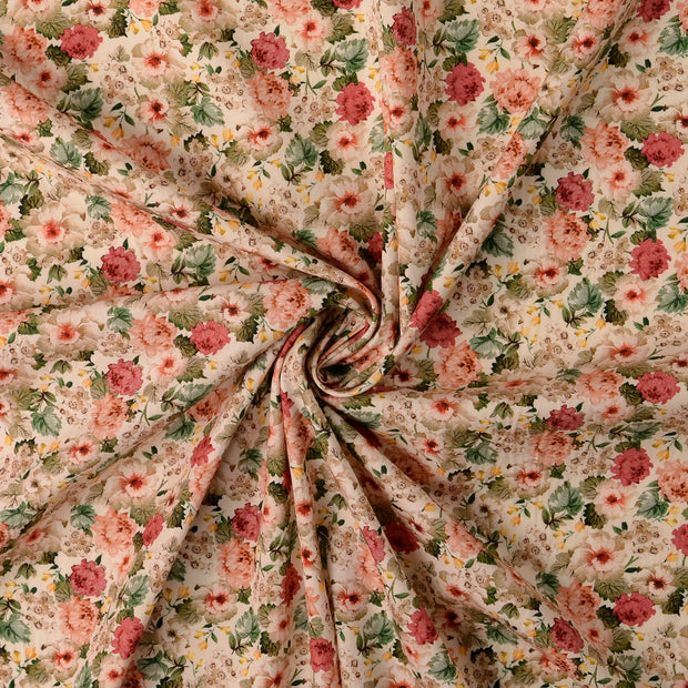 Cotton Poplin fabric Off White 