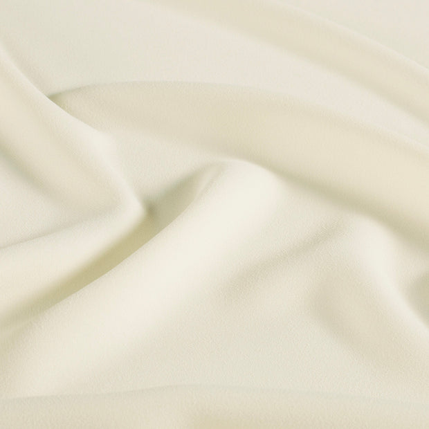 Crepe fabric Unicolour Off White