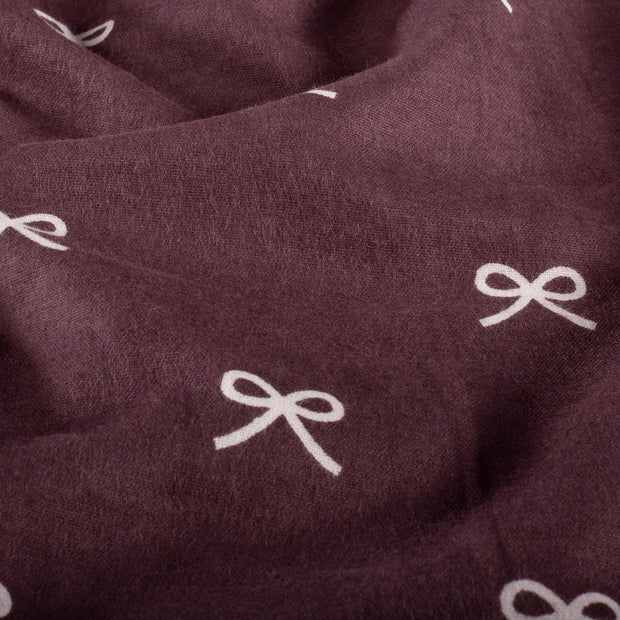Flanell fabrik Abstrakt Mauve