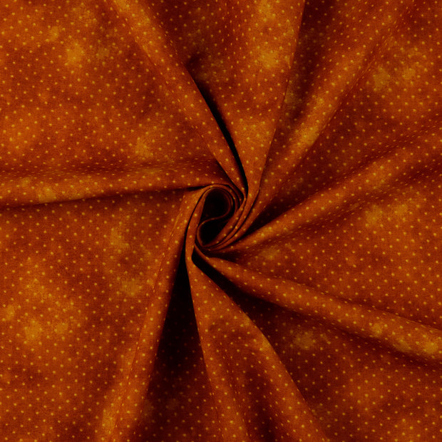Popeline de Coton tissu Bronze 