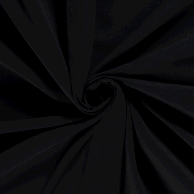 Jersey fabric Unicolour Black