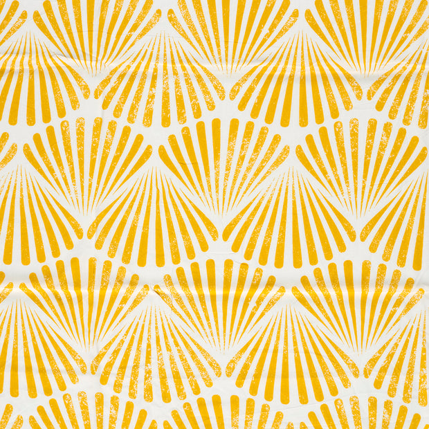 Bambou Poplin tissu Jaune mat 
