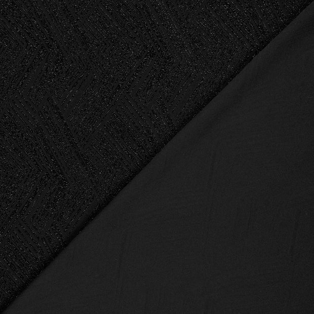 Jersey de Polyester tissu Unicolore Lurex 