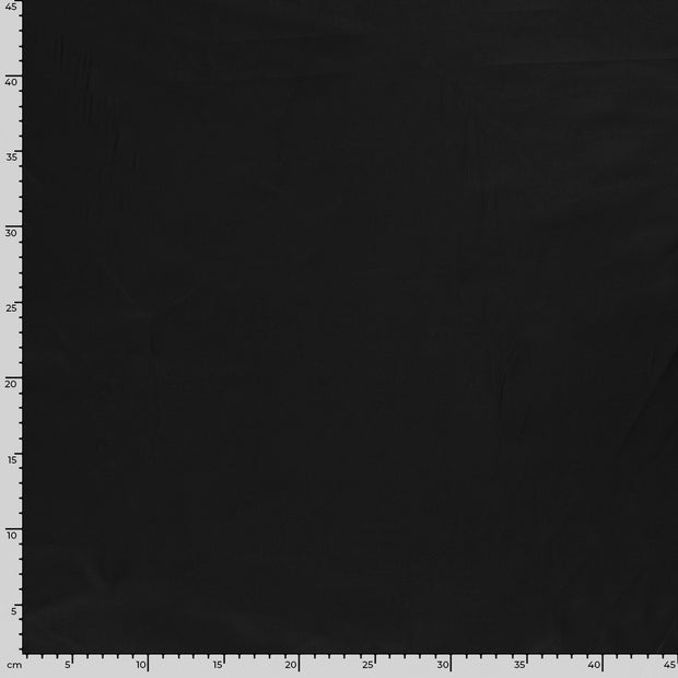 Satin fabric Unicolour Black