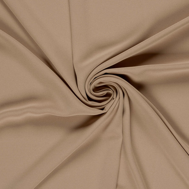 Crepe fabric Camel dyed 