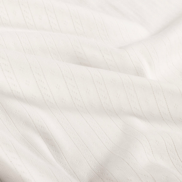 Pinpoint fabric Unicolour Off White