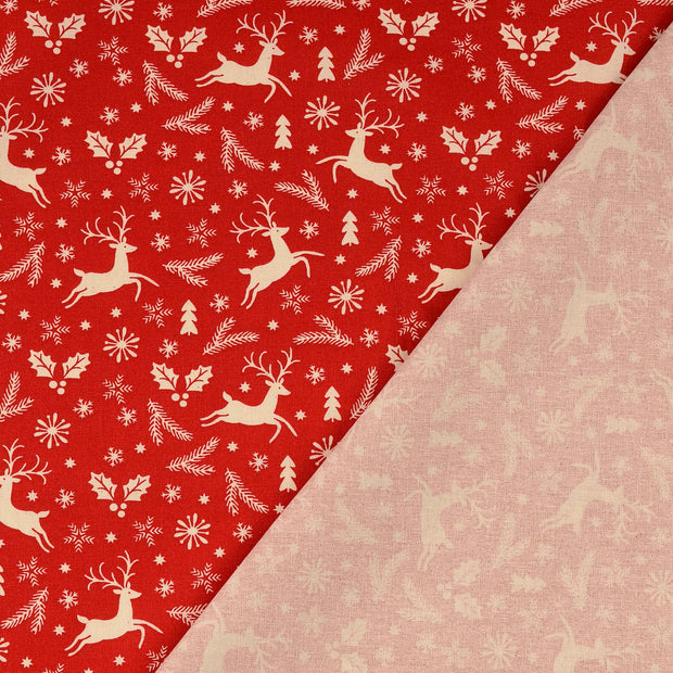 fabric red printed 