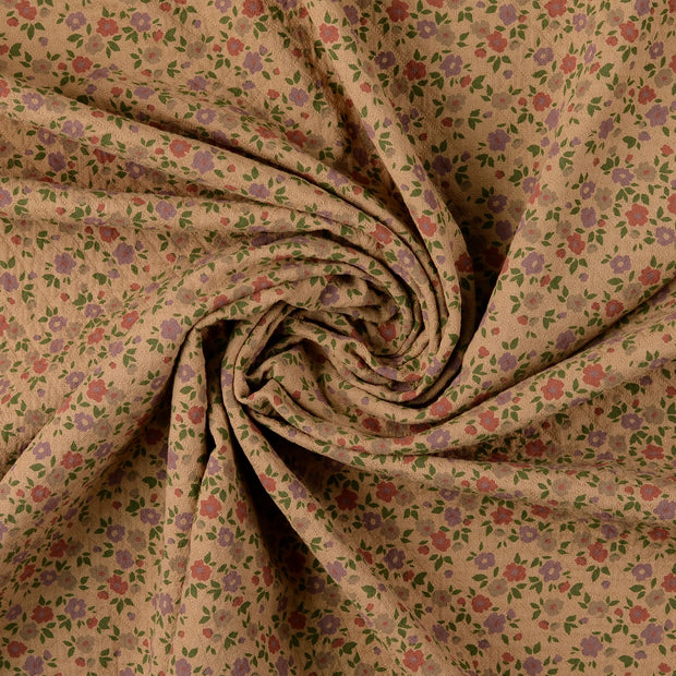 Cotton Poplin fabric Beige 