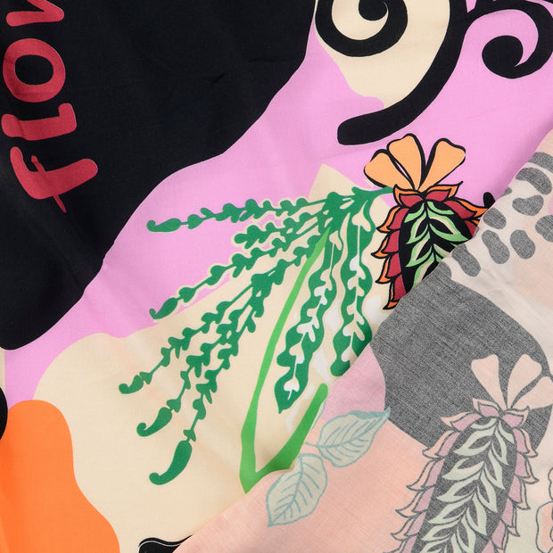 Viscose Poplin fabric multicolor 