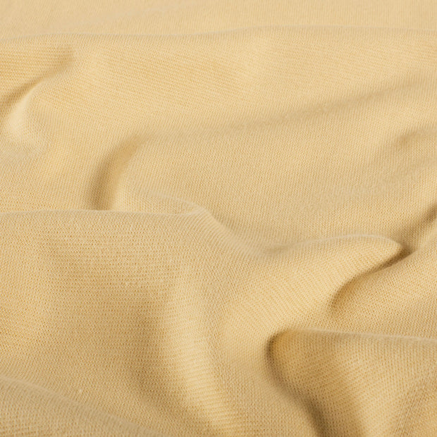 Bord Cote GOTS bio tissu Unicolore Camel