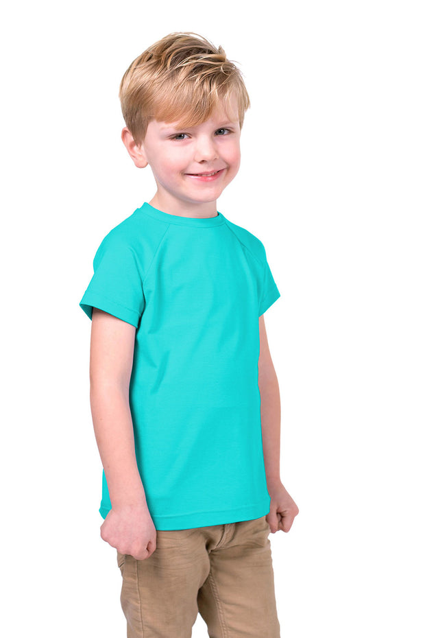 Jersey fabric Unicolour Turquoise