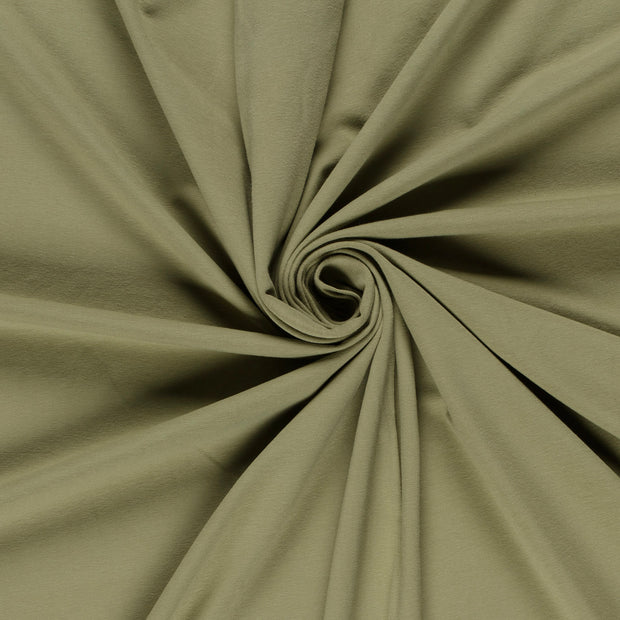 Jersey fabric Olive Green 
