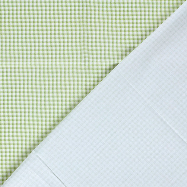 Cretonne fabric Checks digital printed 