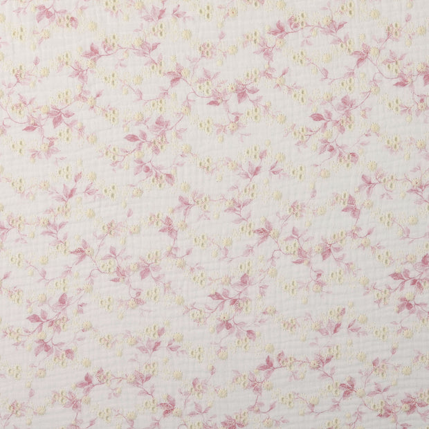 Popeline de Coton tissu fleurs 